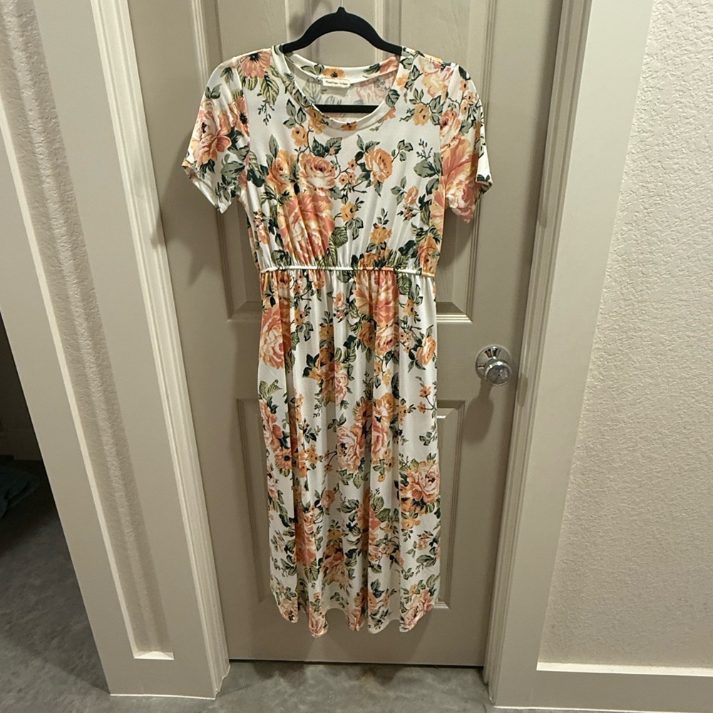 Floral Print Midi Dress